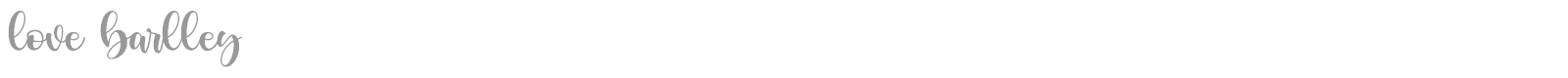 Love Barlley font preview
